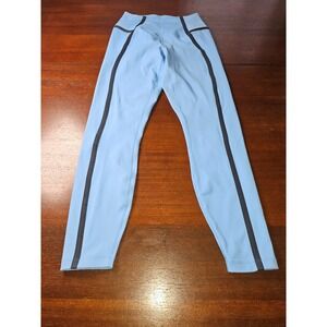Women's Nike One High-Waisted 7/8 Leggings Size S Small Blue Navy Stripe $72